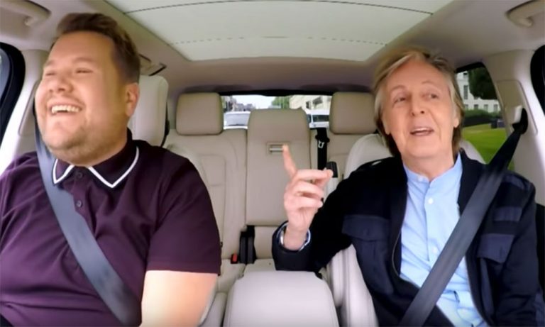 The Beatles’ Paul McCartney Makes An Appearance On ‘Carpool Karaoke’