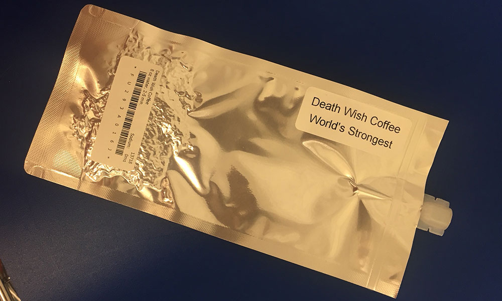 Death Wish Coffee In Space