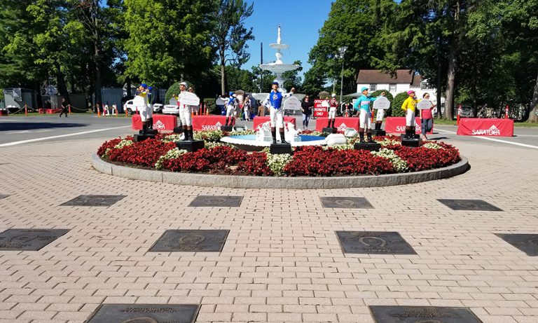 Saratoga Race Course: Two New Inductees, General Assembly And Checkmate, Enshrined In The Hoofprints Walk Of Fame