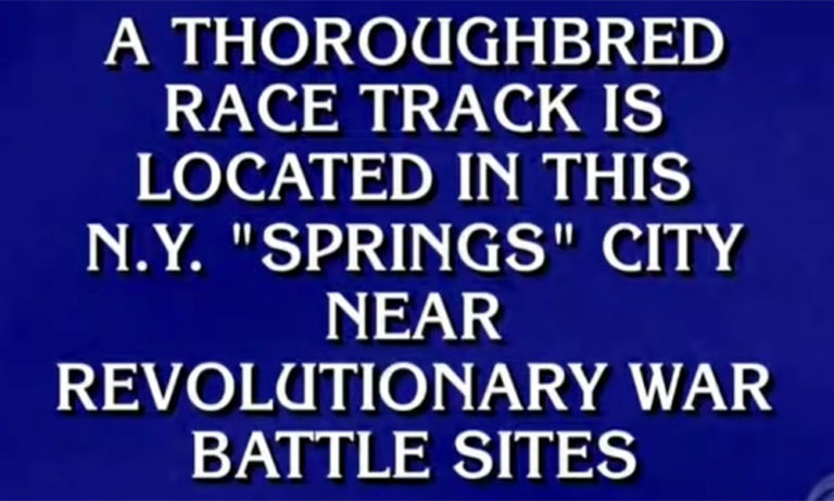 What Is ‘Saratoga’? Saratoga Springs Featured As An Answer On ‘Jeopardy!’