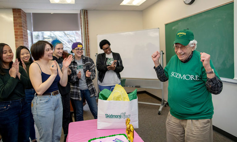 93-Year-Old Retiree, Lewis Taub, Completes His 50th Audited Course At Skidmore College