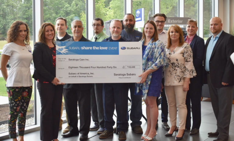 Saratoga Subaru And Mackey Auto Group Donate More Than $18K To Saratoga Hospital