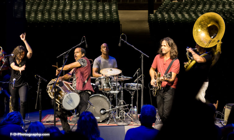 Brooklyn Band Red Baraat Keeps The SPAC On Stage Crowd Dancing All Night Long