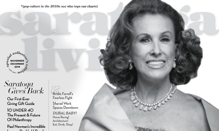 ‘saratoga living’ Marylou Whitney Cover Story Featured On Front Page Of ‘Palm Beach Daily News’