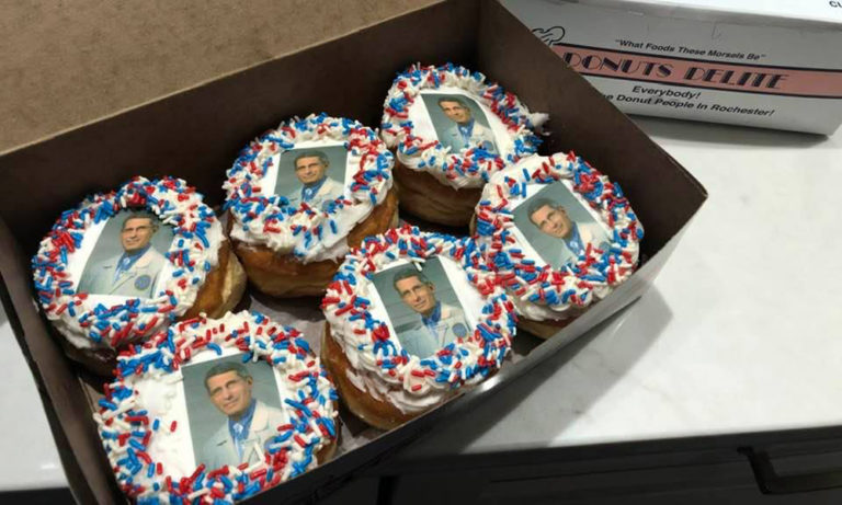 Rochester Bakery Producing ‘Dr. Anthony Fauci’ Doughnuts