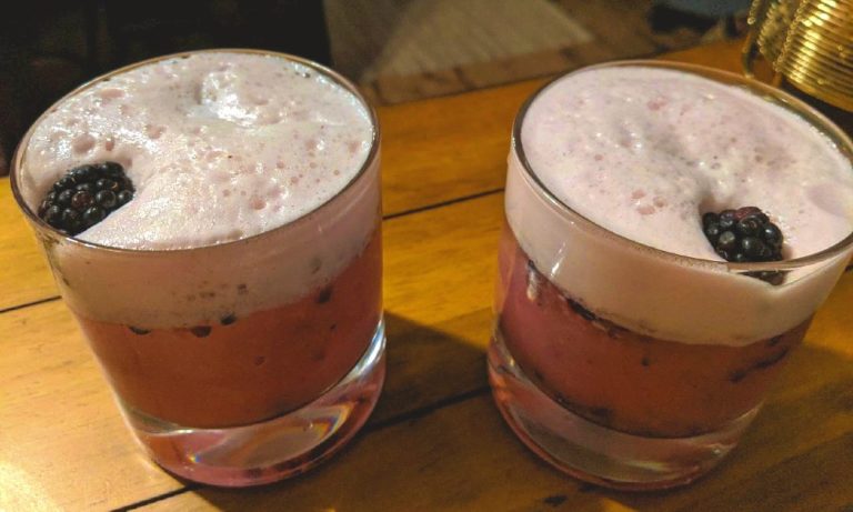 ‘Saratoga Living’ Quarantinis: Hamlet & Ghost’s Gin Gin Fizz, Two Ways