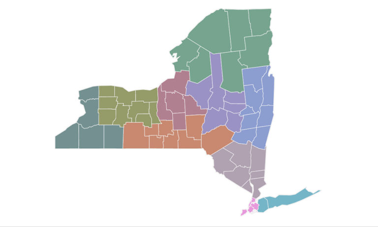 New York State Launches Interactive Map Showing Which Regions Can ...