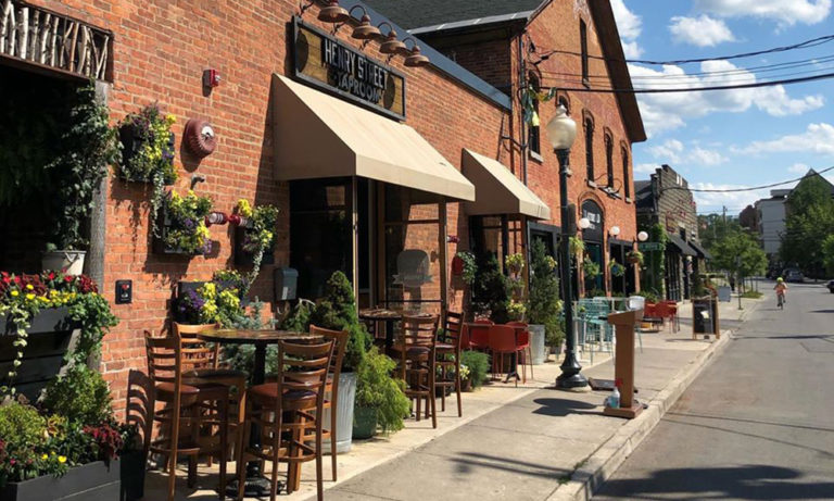 City of Saratoga Shuts Down Portion of Henry Street for Socially Distanced Seating