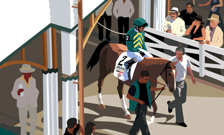 The Story Behind Greg Montgomery’s Stunning 2020 Travers Poster (Exclusive)