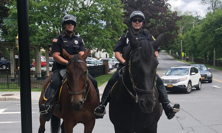 A Ride Along With Saratoga Springs’ Mounted Police Patrol