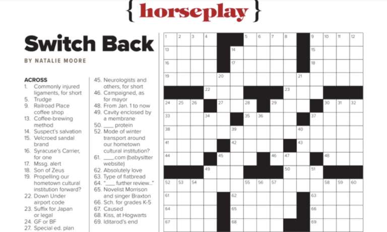 The 2022 Summer Issue: Crossword Puzzle Answer Key