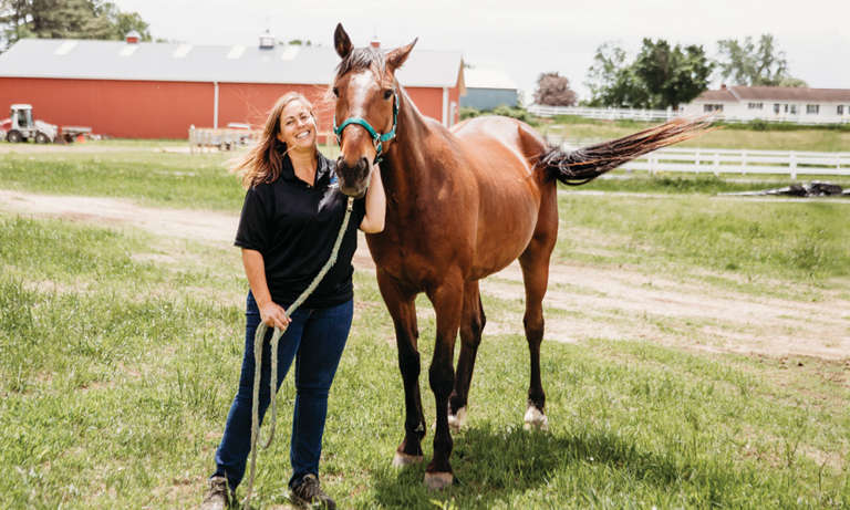 The Saratoga Farm That’s Helping Both Horses and Humans