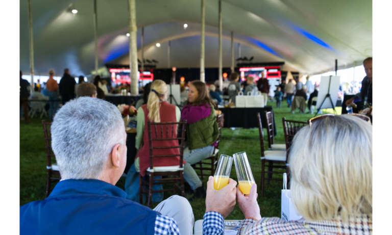Scenes From the VIP Lounge at the Saratoga Motorcar Auction