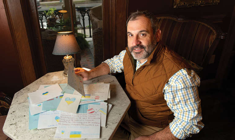 Capital Region Gives Back: Adam Israel, Co-founder of Letters of Hope for Ukraine