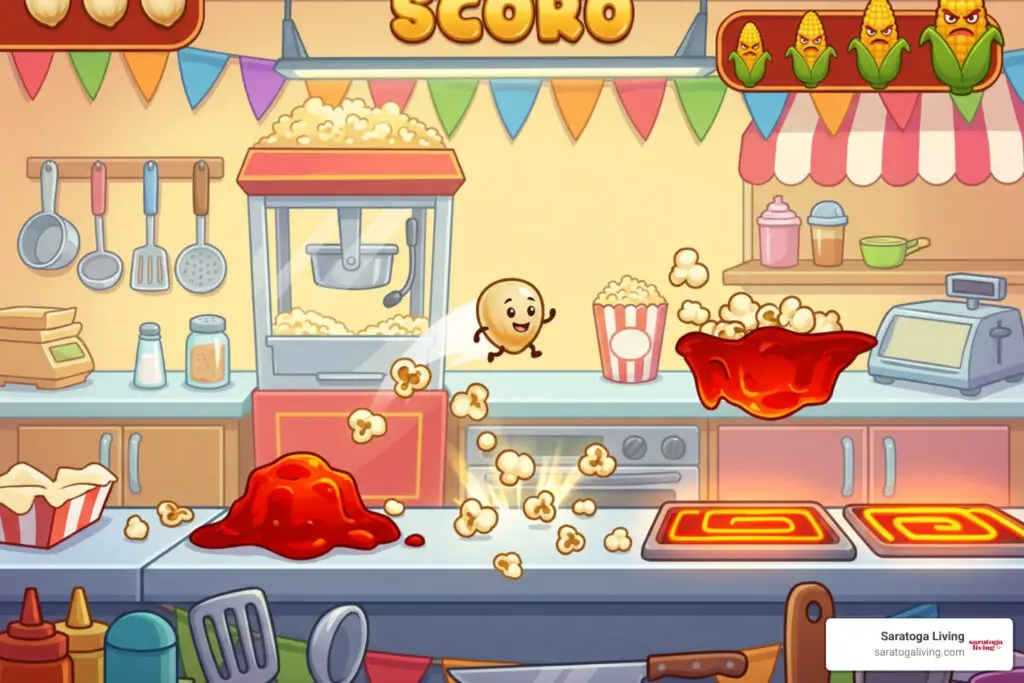 google doodle popcorn game